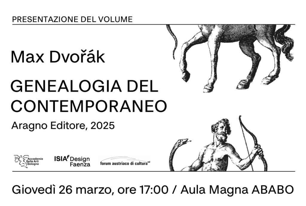 Un ponte tra storia dell’arte e tutela – Presentazione del volume Max Dvořák. Genealogia del contemporaneo Appuntamenti